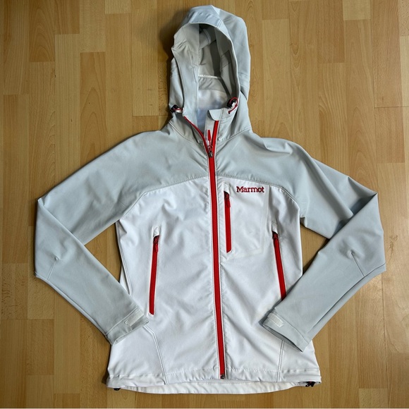 Marmot Jackets & Blazers - Marmot Estes Soft Shell hooded Full Zip Jacket Med Water Resistant Performance
